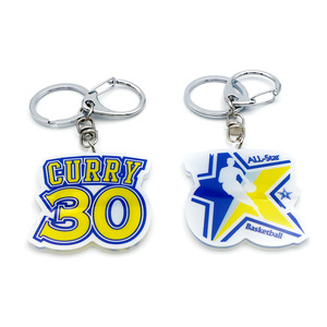 Llavero con Logotipo de Equipo de Baloncesto (Lakers, Warriors), con Número de Jugador, Diseño Curry, James, Kobe, Antetokounmpo, Accesorio para Bolsa, OEM/ODM - Product Image 3