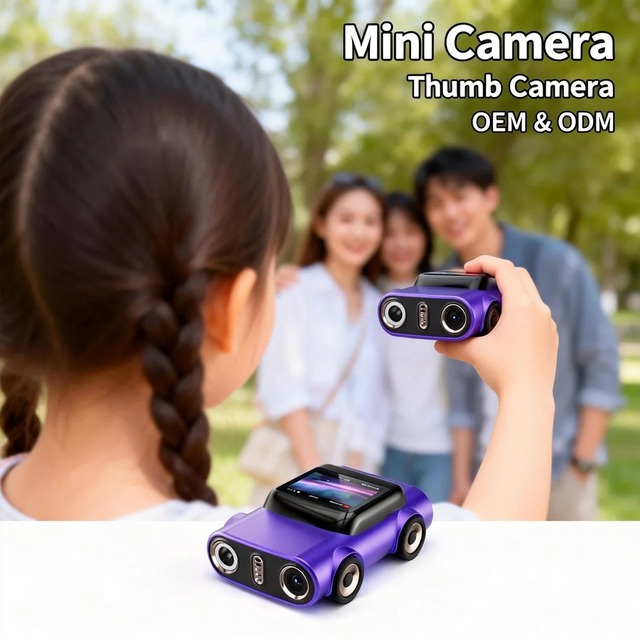 Wireless Pocket Cam Fast Charging 130 Degree Angle Playtime Recorder Smart Kids Camera HD Digital Camera