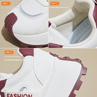 Chaussures Torre style coréen pour femme, collection automne 2025, pour étudiantes, sport, course, décontractées, street style, à semelle épaisse et plateforme, type Dad Shoes