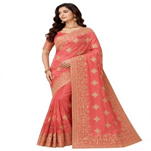 Ladies Clothing_ 2026 100% Customized High Quality Beautiful <b>Saree</b> Available Different Colors and with Customized logo & labels - Product Image 1