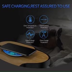 Base de Carga Inalámbrica Rápida de 10w de Buena Calidad con Luz Nocturna LED, Cargador Rápido, Base de Carga Inalámbrica Estándar - Product Image 6