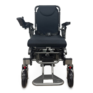 KSM-606 New Arrival <b>Electric</b> Rollator Wheelchair Quickie Charge Battery Max 150Kg Loading High Capacity Aluminum Alloy Foldable - Product Image 2