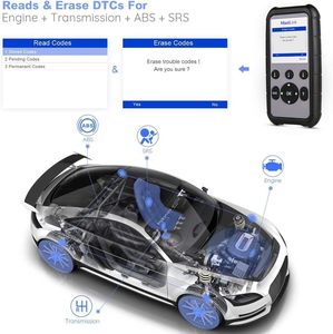 <span class=keywords><strong>Scanner</strong></span> Automotivo MaxiDiag MD806 Pro Android OBDII/<span class=keywords><strong>OBD2</strong></span> com 1 Ano de Garantia, Leitura e Apagamento de Códigos de Sistema Completo, Ferramenta de Diagnóstico Automotivo com AutoScan em Tempo Real - Product Image 3