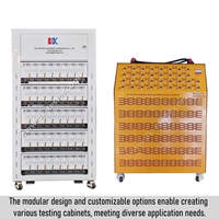 Testeur de gradation de cellules lithium prismatiques grande capacité pour voitures électriques, égaliseur et analyseur de batterie EV 50A