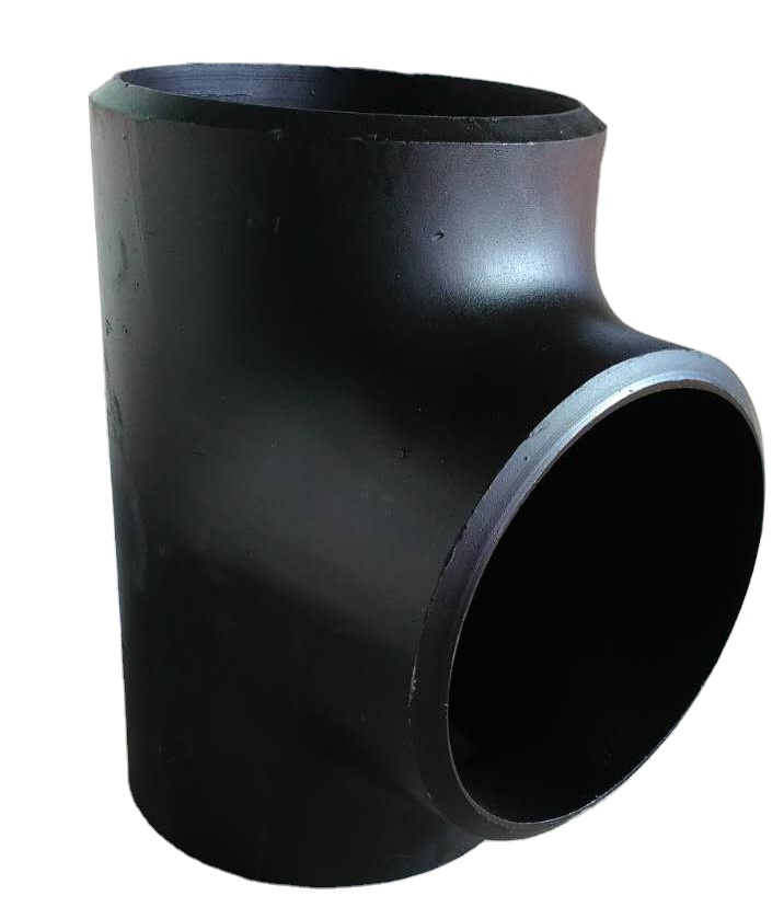 Carbon Steel ASME B16.9 Pipe Fitting Barred Tee SCH40 DN50 ASTM A234 WPB Butt Weld