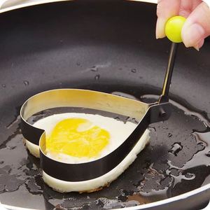 Personalized Portable Stainless Steel <b>Egg</b> Pancake Rings DIY Mold for Omelette and Fried <b>Eggs</b>-Multipurpose Kitchen Tool - Product Image 4