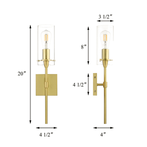 US Instock Diseñador de lujo Luz de pared Latón antiguo Hierro Decoración Lámparas de pared para sala de estar Dormitorio Hotel Aplique de pared Pasillo - Product Image 4