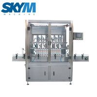 Ligne de remplissage d'huile d'olive de bouteille PET de Type linéaire automatique SKYM Machine de remplissage d'embouteillage d'huile comestible 5 L 10L 20L
