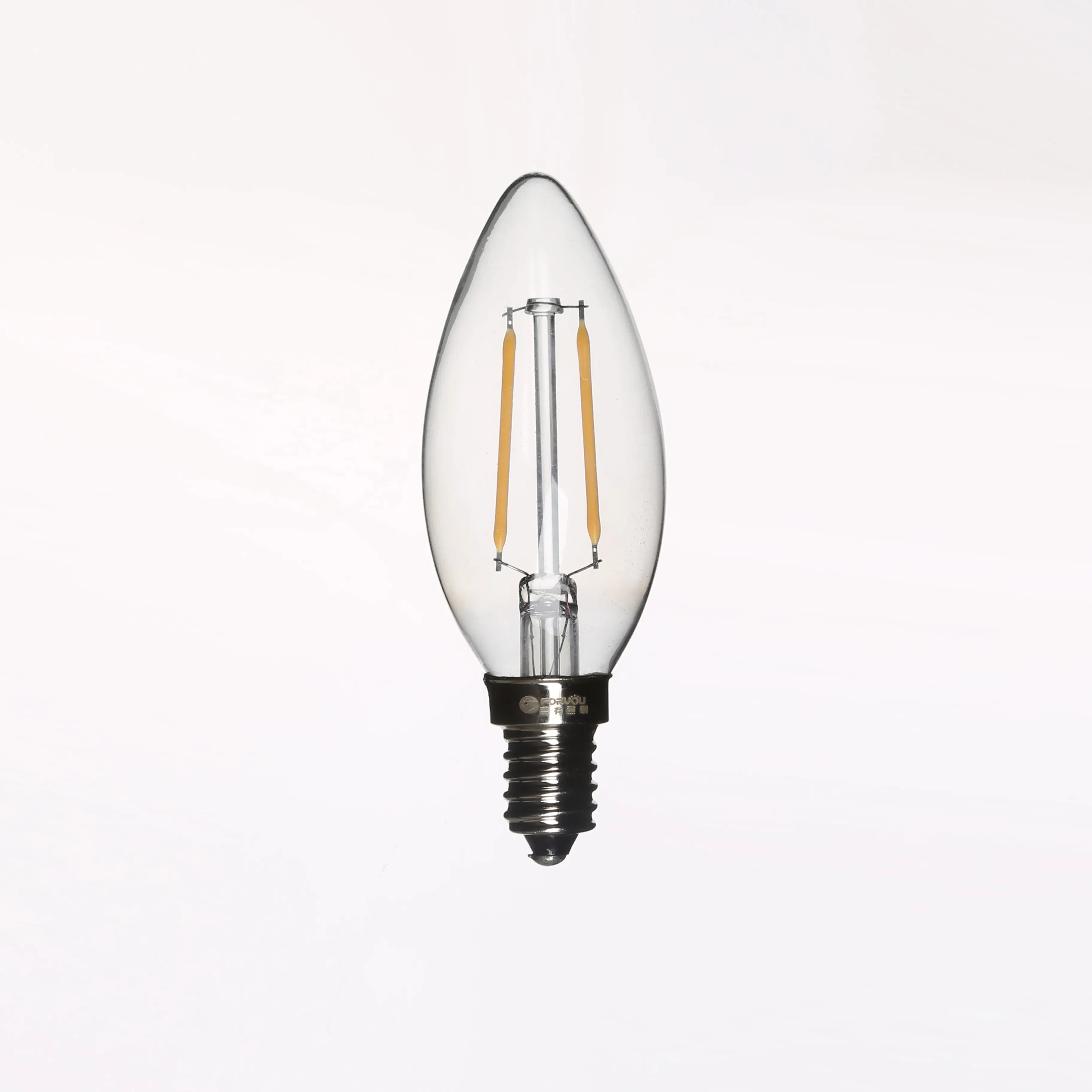 Hottest Antique Vintage Bulbs C35 2w 4w E14 Cylinder Filament Candelabra Candle Shaped Led Light Bulb