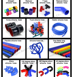 Tùy chỉnh nhiều màu sắc và kích cỡ gia cố bền ô tô turbo bện linh hoạt thẳng Silicone hump Hose - Product Image 5