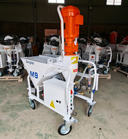 Machine à projeter le plâtre M9 avec une production de 30L/min et une garantie d'un an pour le revêtement mural intérieur/extérieur