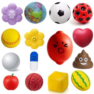 Venta al por Mayor de 3000 Piezas de Pelotas Antiestrés de Silicona con Forma de Manzana, Juguetes Blandos de Espuma Plástica, Mini Pelotas Unisex para Aliviar el Estrés, para Revendedores al por Mayor - Product Image 3