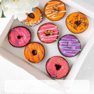 Kotak kertas jendela bening kapsul tunggal muffin panggang dedak kayu Mousse-untuk kemasan makanan untuk kue mangkuk - Product Image 2