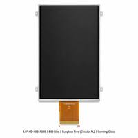 TMK Rugged 8" IPS TFT LCD 800x1280 HD 800nits Anti-UV Bebas Kacamata 4-Lane MIPI DSI Embedded Corning Glass LED Backlight