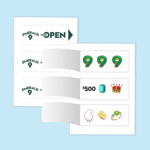 Nouveau produit 2025 : Tickets à languettes personnalisés de haute qualité avec fenêtres - Product Image 6