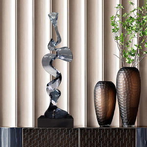 Современная прозрачная полимерная Художественная Скульптура Экологически чистая абстрактная неправильная форма входные украшения гостиная ТВ шкаф - Product Image 2