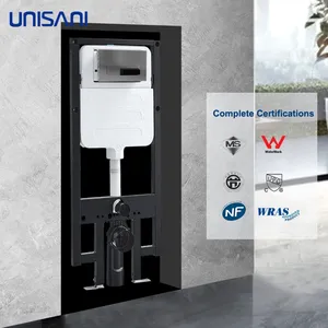Popular Slim Dual Flushing Concealed Cistern With Stainless Steel Frame Toilet Wall Hung Water Tank For Bathroom