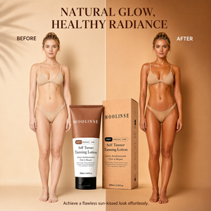 MOOLINSE OEM/ODM Autobronceador con Ingredientes <span class=keywords><strong>Naturales</strong></span> y Orgánicos, Loción Autobronceadora Hidratante con Aloe Vera y Coco, Bronceado Intenso sin Rayas - Product Image 3