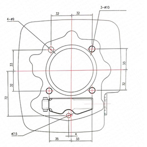 Kit de cilindro de 69mm, 17mm, para motor ZongShen CB250, 250CC, 169FMM, <span class=keywords><strong>Shineray</strong></span> XY250, Kaya, Xmotos, Apollo, Tmax, piezas de bicicleta de Cross - Product Image 6