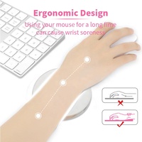 Tapis de souris en gel transparent Kawaii Anime Cartoon avec repose-poignet, résistant à l'eau, pour le jeu et le bureau