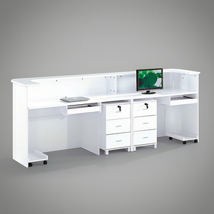 Bán buôn tùy chỉnh Hiện Đại Văn Phòng Thương mại phía trước bàn tiếp tân bằng gỗ bàn khách sạn siêu thị bệnh viện phòng tập thể dục - Product Image 2