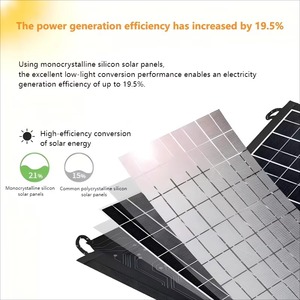 Générateur <span class=keywords><strong>solaire</strong></span> portable SZ 150W, <span class=keywords><strong>panneau</strong></span> <span class=keywords><strong>solaire</strong></span> pliable à 3 volets, efficacité 21%, <span class=keywords><strong>kit</strong></span> de chargeur <span class=keywords><strong>solaire</strong></span> pliable 18V, téléphones, ordinateurs portables, camping, urgence - Product Image 4