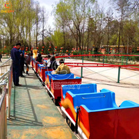 Manège de parc d'attractions familial certifié ECM et CE : Train Budworm, Dragon Glissant, Petite Montagnette pour Parcs Commerciaux