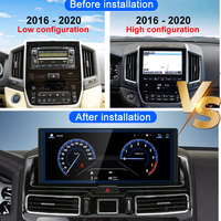 STWEI pour Toyota Land Cruiser 200 LC200 2007-2021, autoradio multimédia avec écran tactile de 12,3 pouces, lecteur vidéo Android 13, GPS