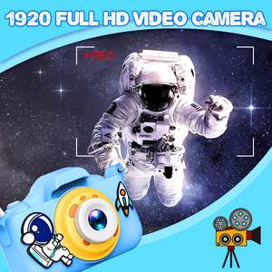 กล้องดิจิตอลเด็ก X2 รุ่น CCD วideo Full HD +SD32G เลนส์คู่ ดีไซน์นักบินอวกาศ หน้าจอ 2 นิ้ว กล้องของเล่นเด็กแบบพกพาขนาดเล็ก สำหรับเด็กผู้ชาย - Product Image 4
