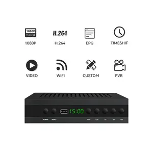 H265 DVB T2 USB WiFi Full HD 1080P H265 DVB T2 Terrestrial TV Receiver Tuner Set Top Box