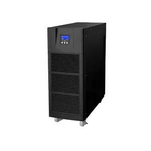 Ups Online Frekuensi Tinggi Fase Tunggal 10000va 8000W 20000va 30000va dengan Sistem Kontrol Akses Cerdas SNMP