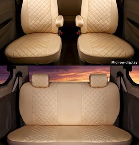 Accesorios de <span class=keywords><strong>Interior</strong></span> de coche Decoración Todo incluido Seda 7 plazas Cojín de asiento de coche Conjunto completo Fundas de asiento de coche deportivo de lujo - Product Image 4