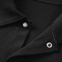 Chemise à manches longues surdimensionnée de haute qualité pour homme, taille plus, boutonnage simple, haut polyvalent, décontracté au quotidien, automne, 100% polyester