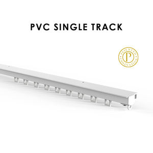 Rail de rideau de fenêtre simple en <span class=keywords><strong>PVC</strong></span>, quatre façons de fixer le connecteur d'angle - Product Image 4