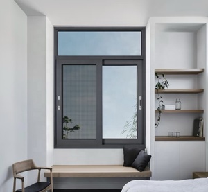Thermal Break Aluminium Sliding <strong>Window</strong> Office Aluminium Sliding <strong>Window</strong> <strong>With</strong> Stainless Steel <strong>Mosquito</strong> <strong>Net</strong> - Product Image 5