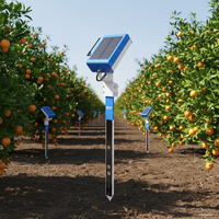 Capteur d'humidité du sol YaTunIOT multi-profondeur, station de surveillance solaire 4G LoRa pour l'humidité, la température et l'EC du sol, YaTun Watchman-S03, montage au sol