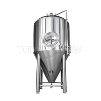 Cuves de Fermentation de Bière et de Vin 20T 30T 50T en Acier Inoxydable avec Enveloppe de Refroidissement