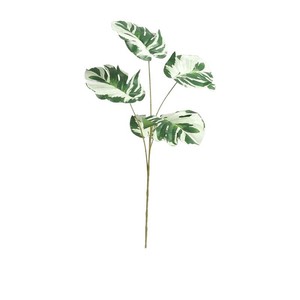 Bouquet de feuilles artificielles de Monstera et de Taro Dream Castle, 30cm-100cm, en caoutchouc PU souple, pour la décoration de jardin intérieur - Product Image 5
