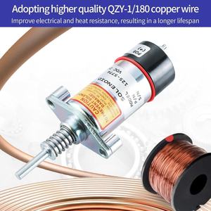 โซลินอยด์วาล์วปิดเครื่องรถขุด Jision 125-5774 24V สำหรับรุ่น 3406B 3304 3306 E330B พร้อมการรับประกัน 3 เดือน - Product Image 2