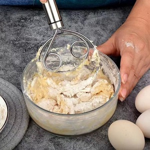 Mezcladora Manual de Masa de Doble Borde de Acero Inoxidable 304 con Diseño Espiral para Uso en Panaderías y Cocinas - Product Image 2