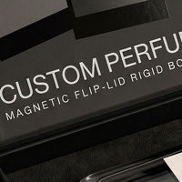 Scatola Regalo Nera Personalizzata per Fragranze e Scatola Magnetica per Collezione di Profumi con Scatola di Carta per Profumo e Scatola per Confezione Profumo