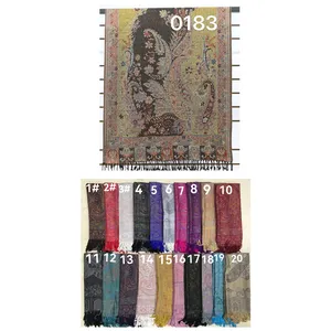 2024 Neueste Damen-Pashmina-Schal Custom pashmina warme weiche Schals Schal mit langer Schleifen für Damen