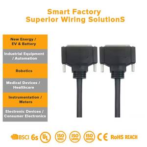 سلسلة كابلات دائرية مقاومة للماء لإدارة الأسلاك مع عزل PBT لحماية أجهزة الكمبيوتر والدراجات النارية والذراع الآلي - Product Image 3