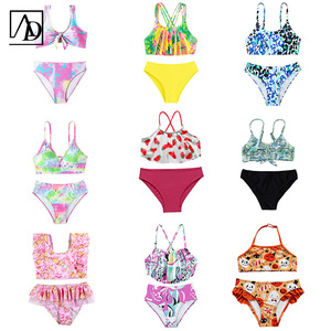Baby Kids Girl Two Pieces Swimsuit Summer Child Swimwear Bikini <strong>Swim</strong> <strong>Dress</strong> Beach Bathing <strong>Costume</strong> for Water Sports Women AD 10000 - Product Image 1