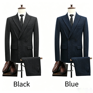 Costume Classique <span class=keywords><strong>Chic</strong></span> pour <span class=keywords><strong>Homme</strong></span>, Veste et Pantalon Sur Mesure, Style Formel pour Hommes - Product Image 1
