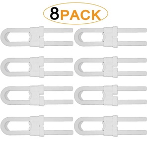 8 gói trượt Tủ Ổ khóa an toàn trẻ em, u hình bé an toàn ổ khóa, em bé và trẻ em bằng chứng tủ bếp lưu trữ cửa knobs - Product Image 1