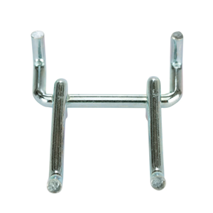 Siêu thị hiển thị móc kẽm mạ thép carbon đa chức năng bán lẻ chủ đôi cánh tay Pegboard Áo Rack cho triển lãm - Product Image 6