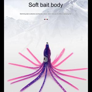 Cebo de sello luminoso de barba múltiple de 5cm a 24cm, cebo Mini Luya biónico, plantillas de calamar, <span class=keywords><strong>señuelo</strong></span> de pesca de plomo, <span class=keywords><strong>señuelo</strong></span> de calamar <span class=keywords><strong>Yamashita</strong></span> - Product Image 5
