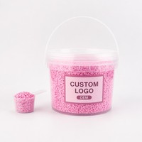 Perles de parfum pour lessive écologiques jetables de 2,3 kg, format commercial, parfum Rose Bush, logo personnalisé, formule OEM