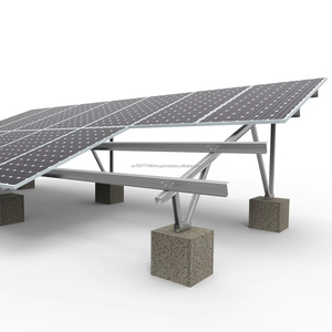 Sistema de montaje solar U2V de alto rendimiento Accesorios de acero de aluminio galvanizado por inmersión en caliente para estructura de montaje en tierra - Product Image 1